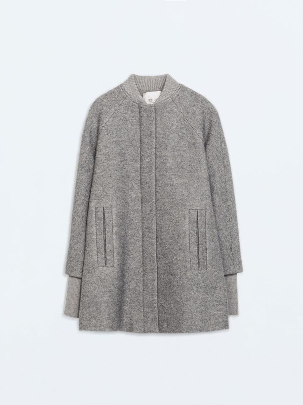 Zara long bomber coat